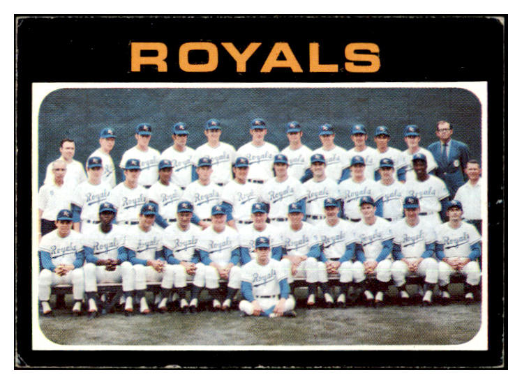 1971 Topps Baseball #742 Kansas City Royals Team VG-EX 449528