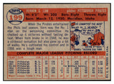 1957 Topps Baseball #199 Vern Law Pirates EX+/EX-MT 449551