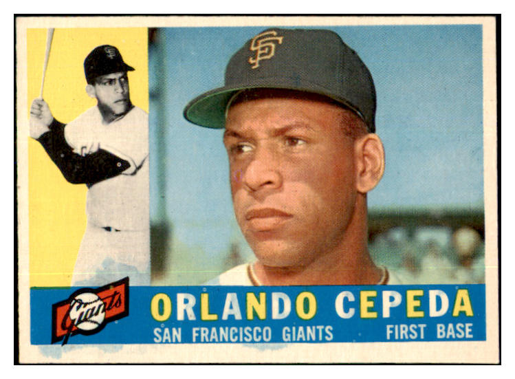 1960 Topps Baseball #450 Orlando Cepeda Giants VG-EX 449576