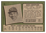 1971 Topps Baseball #014 Dave Concepcion Reds EX+/EX-MT 449617