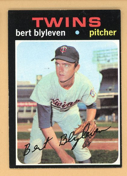 1971 Topps Baseball #026 Bert Blyleven Twins EX+/EX-MT 449618