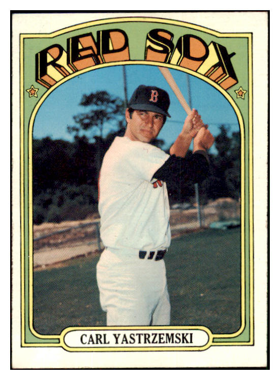 1972 Topps Baseball #037 Carl Yastrzemski Red Sox EX 449622