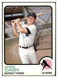 1973 Topps Baseball #485 Norm Cash Tigers VG-EX 449623