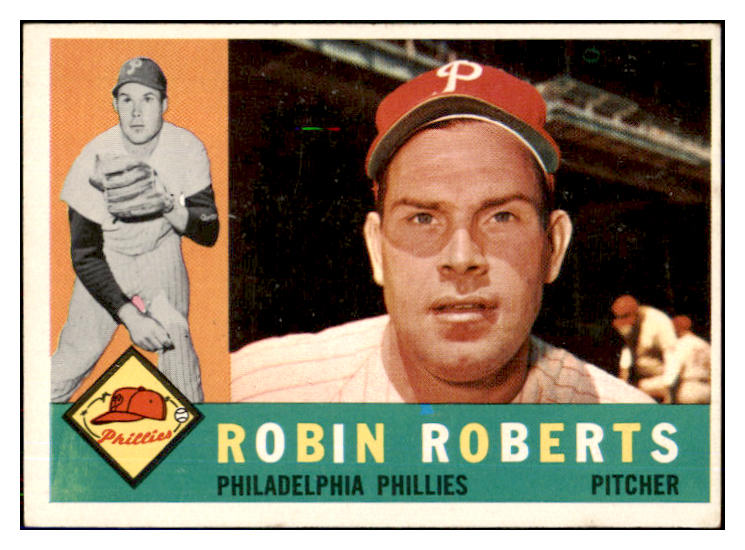 1960 Topps Baseball #264 Robin Roberts Phillies EX-MT 449637