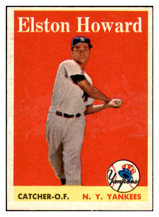 1958 Topps Baseball #275 Elston Howard Yankees EX-MT 449638