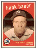 1959 Topps Baseball #240 Hank Bauer Yankees EX-MT 449643