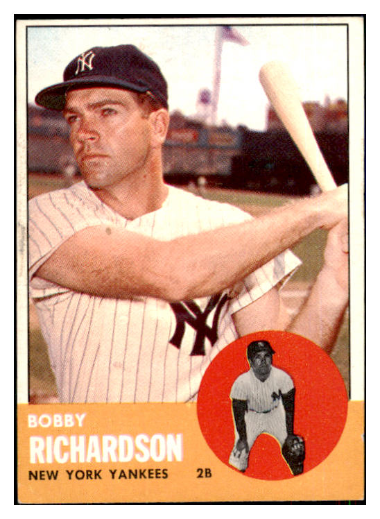 1963 Topps Baseball #420 Bobby Richardson Yankees EX-MT 449655