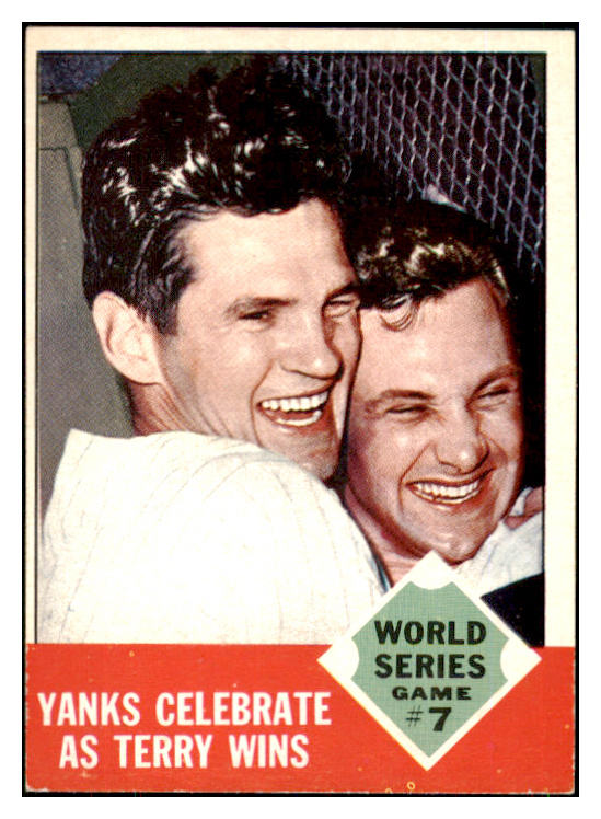 1963 Topps Baseball #148 World Series Game 7 Ralph Terry EX-MT 449666