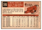1959 Topps Baseball #516 Mike Garcia Indians EX-MT 449669