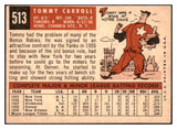 1959 Topps Baseball #513 Tommy Carroll A's EX-MT 449670