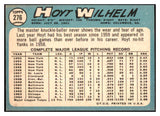 1965 Topps Baseball #276 Hoyt Wilhelm White Sox EX+/EX-MT 449675