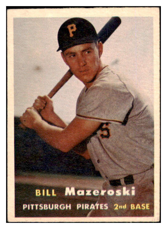 1957 Topps Baseball #024 Bill Mazeroksi Pirates EX+/EX-MT 449692