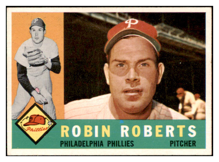 1960 Topps Baseball #264 Robin Roberts Phillies EX+/EX-MT 449696