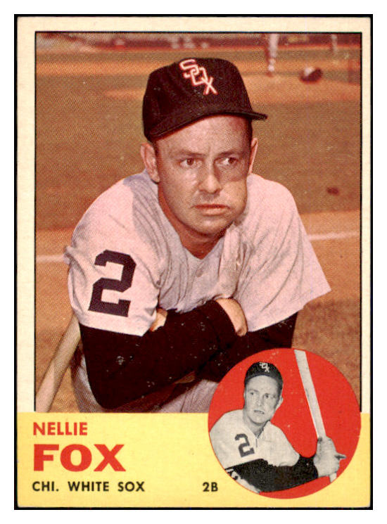 1963 Topps Baseball #525 Nellie Fox White Sox EX+/EX-MT 449706
