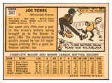 1963 Topps Baseball #347 Joe Torre Braves EX+/EX-MT 449708