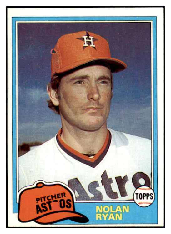 1981 Topps Baseball #240 Nolan Ryan Astros EX+/EX-MT 449711