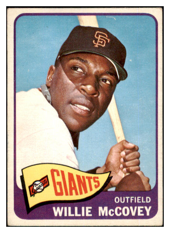 1965 Topps Baseball #176 Willie McCovey Giants EX 449731