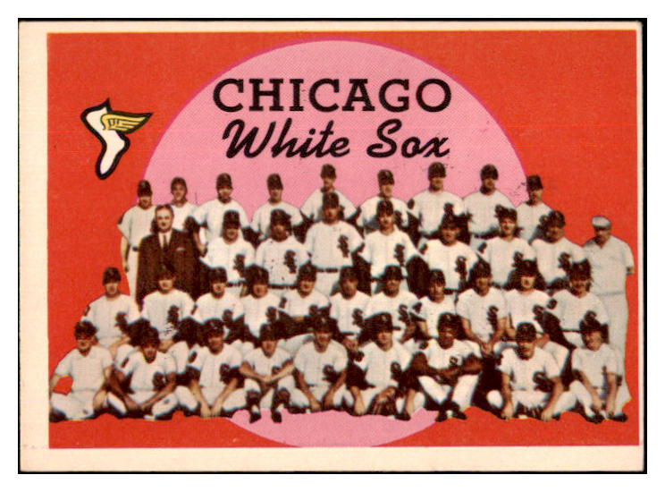 1959 Topps Baseball #094 Chicago White Sox Team EX 449744