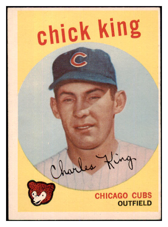 1959 Topps Baseball #538 Chick King Cubs EX 449749