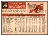 1959 Topps Baseball #547 Jim Baxes Dodgers EX 449757