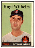 1958 Topps Baseball #324 Hoyt Wilhelm Indians VG-EX/EX 449772