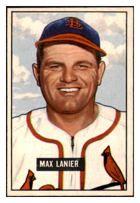 1951 Bowman Baseball #230 Max Lanier Cardinals NR-MT 449802