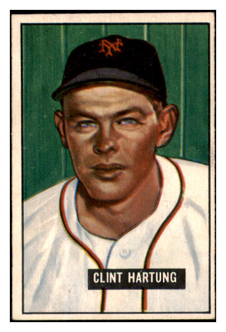 1951 Bowman Baseball #234 Clint Hartung Giants EX-MT 449836