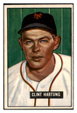 1951 Bowman Baseball #234 Clint Hartung Giants EX-MT 449836