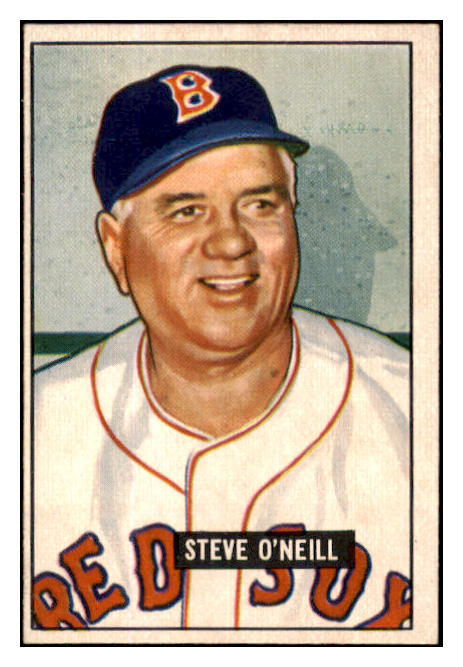 1951 Bowman Baseball #201 Steve O'Neill Red Sox EX-MT 449841