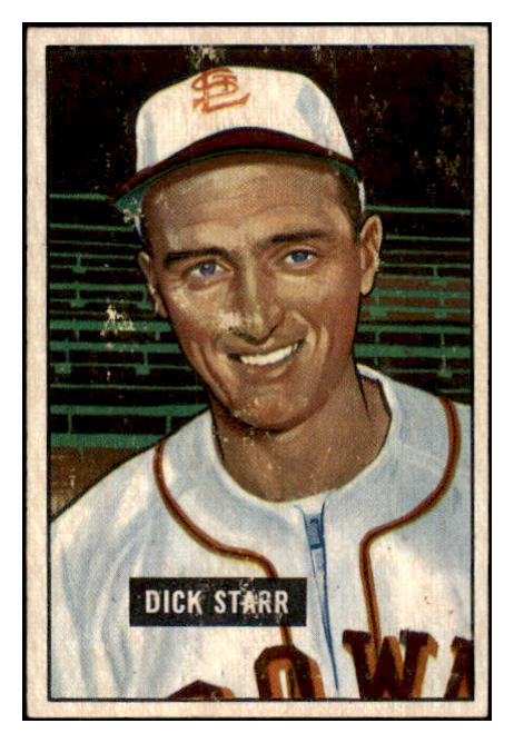 1951 Bowman Baseball #137 Dick Starr Browns VG-EX 449862