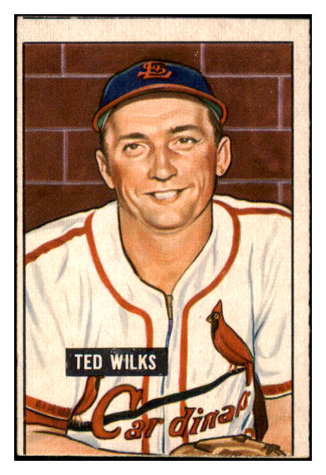 1951 Bowman Baseball #193 Ted Wilks Cardinals VG 449876