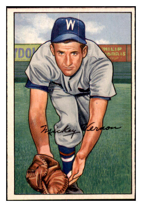 1952 Bowman Baseball #087 Mickey Vernon Senators NR-MT 449898
