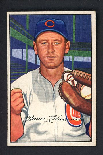 1952 Bowman Baseball #088 Bruce Edwards Cubs NR-MT 449917