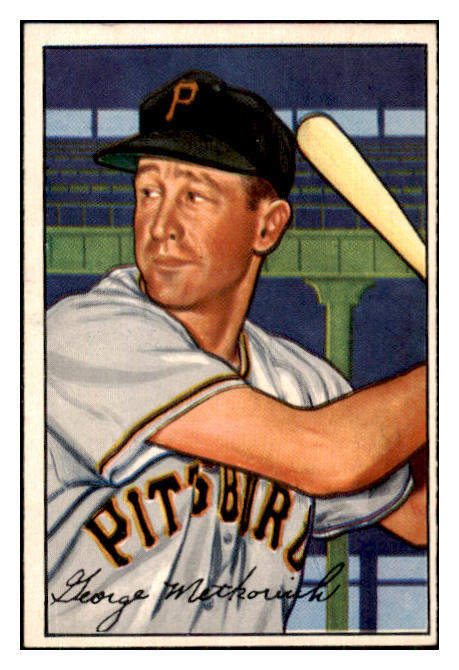 1952 Bowman Baseball #108 George Metkovich Pirates NR-MT 449921
