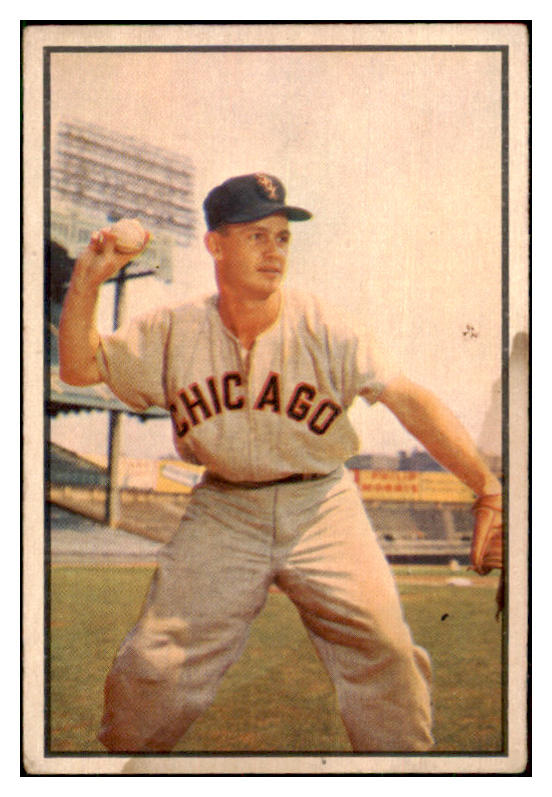 1953 Bowman Color Baseball #018 Nellie Fox White Sox VG 449939