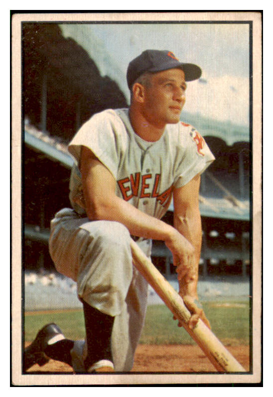 1953 Bowman Color Baseball #008 Al Rosen Indians EX 449943