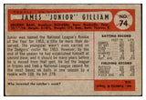 1954 Bowman Baseball #074 Jim Gilliam Dodgers VG-EX 449949