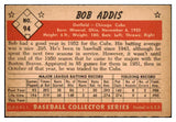 1953 Bowman Color Baseball #094 Bob Addis Cubs EX-MT 449953