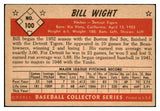 1953 Bowman Color Baseball #100 Bill Wight Tigers EX-MT 449954