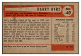 1954 Bowman Baseball #049 Harry Byrd Yankees EX-MT 449964