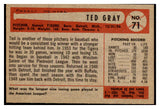 1954 Bowman Baseball #071 Ted Gray Tigers EX-MT 449965