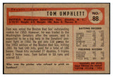 1954 Bowman Baseball #088 Tom Umphlett Senators EX-MT 449966