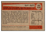 1954 Bowman Baseball #121 Ray Katt Giants EX-MT 449970