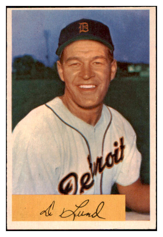 1954 Bowman Baseball #087 Don Lund Tigers NR-MT 449976