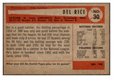 1954 Bowman Baseball #030 Del Rice Cardinals NR-MT 449978