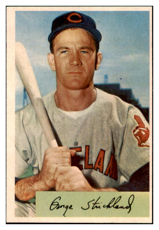 1954 Bowman Baseball #036 George Strickland Indians NR-MT 449979