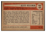 1954 Bowman Baseball #051 Alex Kellner A's NR-MT 449980