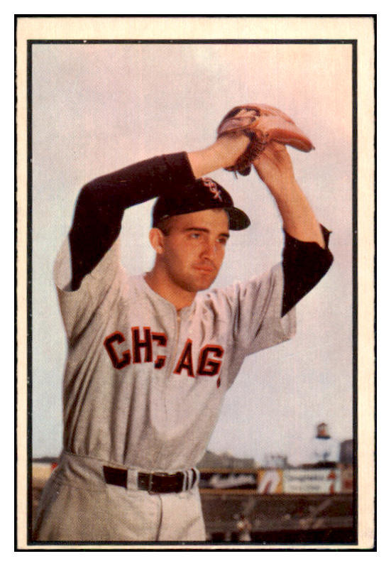 1953 Bowman Color Baseball #073 Billy Pierce White Sox EX 450000