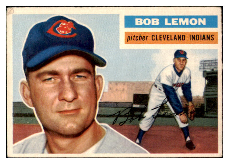 1956 Topps Baseball #255 Bob Lemon Indians VG-EX 450034