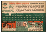 1954 Topps Baseball #007 Ted Kluszewski Reds VG-EX 450047